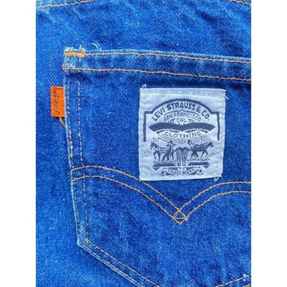 1970’s Levi’s Orange Tag Blue Jeans Womens 70s High Waist EUC Vintage RARE! - Picture 2 of 11